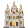 Lemax Europe Cathedral - Facciata Edificio Illuminato Cattedrale Europea - Cod. 25334