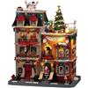 Lemax Santa's Rooftop Bash - Edificio Natalizio in Movimento con Luci e Musica (Cod. 25861)