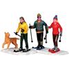 Lemax Cross Country Friends Set of 2 - Personaggi Natalizi Decorativi in Resina (cm 7,5h)