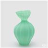 Vaso Flow Sinuoso Waterproof in Vetro Satinato Verde - EDG Enzo De Gasperi
