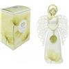 FIGURINE 155MM FLORAL FEUILLE STRASS