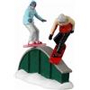Lemax Boarding Fun - Set Personaggi in Snowboard Cod. 32225