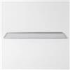 Storm Vassoio Rettangolare 50×20 cm in Alluminio Stone Washed - Design Knindustrie
