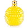 CANDELA PC BOMBATA 8.5X8.5X11 GIALLA