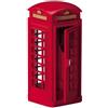 Lemax Telephone Booth - Cabina Telefonica Vintage in Metallo Cod. 44176