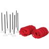 Lemax Ski Racing Net - Set di 10 Reti da Gara in Miniatura - Cod. 44788