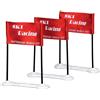 Lemax Ski Racing Flag - Set di 3 Bandiere da Gara in Miniatura - Cod. 44805