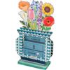 Happy Year Calendario Perpetuo Vesta Home - Calendario Decorativo a Vasetto in Cristallo Acrilico Bianco