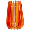 Vaso Grande Iride Arancione Vesta Home - Vaso Decorativo Trasparente in Cristallo Acrilico