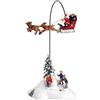 Santa Claus Is Coming To Town Lemax - Decorazione Natalizia in Movimento