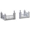 Lemax Plaza Fence - Set di 4 Recinzioni per Villaggi Cod. 74237