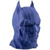 Scultura Batman Piccolo Chiaraela Testa Decorativa in Resina Cobalto
