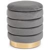 POUF CONTENITORE DARINA GRIGIO PICCOLO