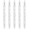 Jaenmsa R7S Lampadine Alogena 1000W 189mm Dimmerabile 230V J189 Bianco Caldo Dimmer Lampada Alogena 10000LM 2700k Per Lavoro,Lampadina Cappa Cucina.[Confezione Da 5]