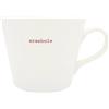 Keith Brymer Jones - Gamma Rude Word - Tazza standard in ceramica bianca - Buco del culo - 350 ml - In confezione regalo