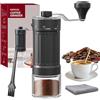 TAVADA Macina Caffè Manuale Portatile con 40 Livelli di Regolazione Esterna, Macine in Ceramica, Capacità 30g, per Espresso, Pour Over, French Press e Moka, Ideale per Campeggio e Viaggi