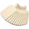 Operitacx 12 mini taglieri per artigianato, in legno grezzo, con manico, per Natale, fai da te, verdure, pasticceria, decorazione la casa e la cucina