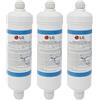LG Filtro Dell'acqua Originale Adq73693901 Per Frigorifero E Congelatore, Set Di 3 Pezzi