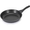 COOK CONCEPT, KC25431, Padella in Alluminio pressofuso 28 cm, Distribuzione Uniforme del Calore, Manico ergonomico, Design Elegante, Versatile per Tutte Le tue Ricette, Nero