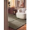 Ted Baker - Moderno tappeto a pelo lungo Jasper - Morbido tappeto per soggiorno, design geometrico, struttura Shaggy 3D, fatto a mano, effetto molto profondo per soggiorno, camera da letto, verde, 120