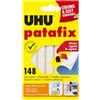 UHU PATAFIX Originale - Pastiglie adesive pretagliate Riposizionabili Bianco 148 pastiglie