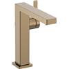 hansgrohe Tecturis E - Rubinetto per lavabo senza scarico, risparmio energetico (CoolStart), Miscelatore lavabo risparmio idrico (EcoSmart) con altezza bocca 173 mm, bronzo spazzolato, 73041140