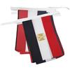 AZ FLAG Ghirlanda 6 Metri 20 Bandiere Egitto 21x15cm, Bandiera Egiziana 15 x 21 cm - Festone Bandierine
