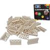 CMC imports 20 blocchi per recinzioni, diversi colori a scelta, 1 x 4 x 2, elementi di recinzione, compatibili (713 - bianco)