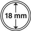 Leuchtturm 330328 coin capsules inner diameter 18 mm