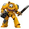 JOYTOY Warhammer 40k Imperial Fists Terminator 1 con Spada del Potere e Fucile Tempesta 1/18 Figura in Scala da Collezione e da Esposizione