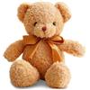 YUPDFGB Orsacchiotto di peluche 30 cm Orso Pupazzo Carino Bear Plush Regalo Divertente per Bambini e Adulti, per San Valentino Compleanno Matrimonio Festa Marrone Chiaro