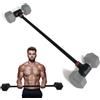 KORIKAHM Dumbell Barbell Converter Bar, set regolabile per bilanciere, per allenamento a casa, palestra, rigidità, (Z-DUMBBELL BAR)
