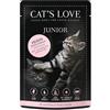 Cat\'s Love Umido Gatto Bustine Junior Pollo con Alghe Marine 85 g