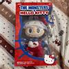 POP MART Labubu Sanrio Hello Kitty x The Monsters bambola di peluche in vinil...