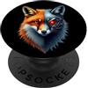 I Migliori Motivi Di Animali Di Tutti I Volpe Robot Tech Cyborg Ai Volpes Robotic Fox Distopico PopSockets PopGrip Adesivo