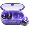 JBL Soundgear Clips Cuffie Open-Ear True Wireless, SonicArc Design, fino a 32 Ore di Autonomia, 4 Microfoni Beamforming, Resistenti ad Acqua e Polvere IP54, Tecnologia JBL OpenSound, Ghost Purple