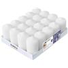 Horeca Candles - Candele a Colonna Bianche - Ø 4 x 7 cm - Set da 80 Candele Decorative - Lunga Durata 12 Ore - Cero Inodore - Cera di Paraffina