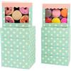 GXFCING Confezione da 15 Scatole per Dolci in Carta con Finestrella, 15,3 x 12,7 x 5,1 cm Piccola Scatola per Torte per Torte, Biscotti, Cioccolatini, Bomboniere, Compleanni, Feste