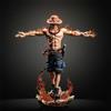 Bandai 28cm Anime One Piece Ace Figure Portgas D Ace Action Figurine statua in PVC modello da collezione giocattoli per bambini regali di natale