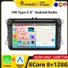 Podofo 8 "CarPlay Android Radio Per Volkswagen VW Golf Passat JETTA Skoda SEAT Auto Sistema Intelligente 2din GPS Stereo Tipo-C USB