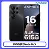 DOOGEE Note56 X - Versione Globale, smartphone Android 16, schermo da 6.56", batteria da 6150mAh, 24GB di RAM (3+21), 64GB di memoria, supporta lo sblocco facciale