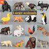 BUYGER 12 Pezzi Giocattoli Animale da Fattoria Figure Set, Realistico Animali Gi