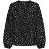 ONLY Onlnova Life Vis L/S Ebba Top, Nero, XL