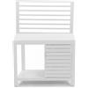 DEODATO Mobile cucina da esterno con top in pietra bianco