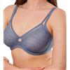 Triumph Signature Sheer W01 Ex, Reggiseno Donna, Blu (Cloudy Blue), 2C