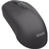 SAVIO Mouse Savio MB-04 wireless Ambidestro Bluetooth IR LED 1600dpi Nero [MB-04]
