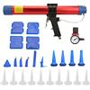 LiebeWH Pistola Ad Aria Compressa per Colla Morbida 600 Ml Pistola Pneumatica per Silicone Pneumatico, Utensile Manuale per Pistola in Silicone Ad Aria con Indicatore di velocità per