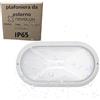 CRISTHER LIGHTING - Plafoniera da Esterno PLAFF - Lampada da Parete E27 IP65