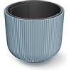 Prosperplast Vaso da fiori grigio, con serbatoio, collezione MILLY, 34,9 x 34,9 x 29 cm, capacità 22 L.