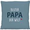 GRUSS & CO Cuscino di peluche Bester Papa der Welt